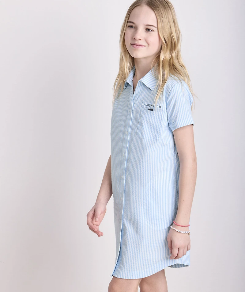 Girls' Short-Sleeve Harbor Cover-Up