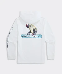 Boys' Snowboarder Logo Hoodie Tee