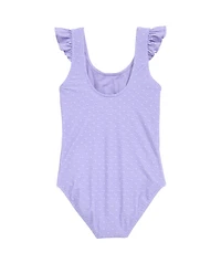 OUTLET Girls' Whale Wave Ruffle One-Piece