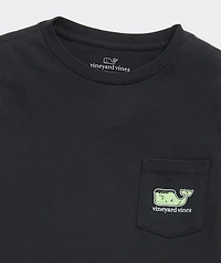 Boys' Glow-In-The-Dark Franken-Whale Long-Sleeve Pocket Tee