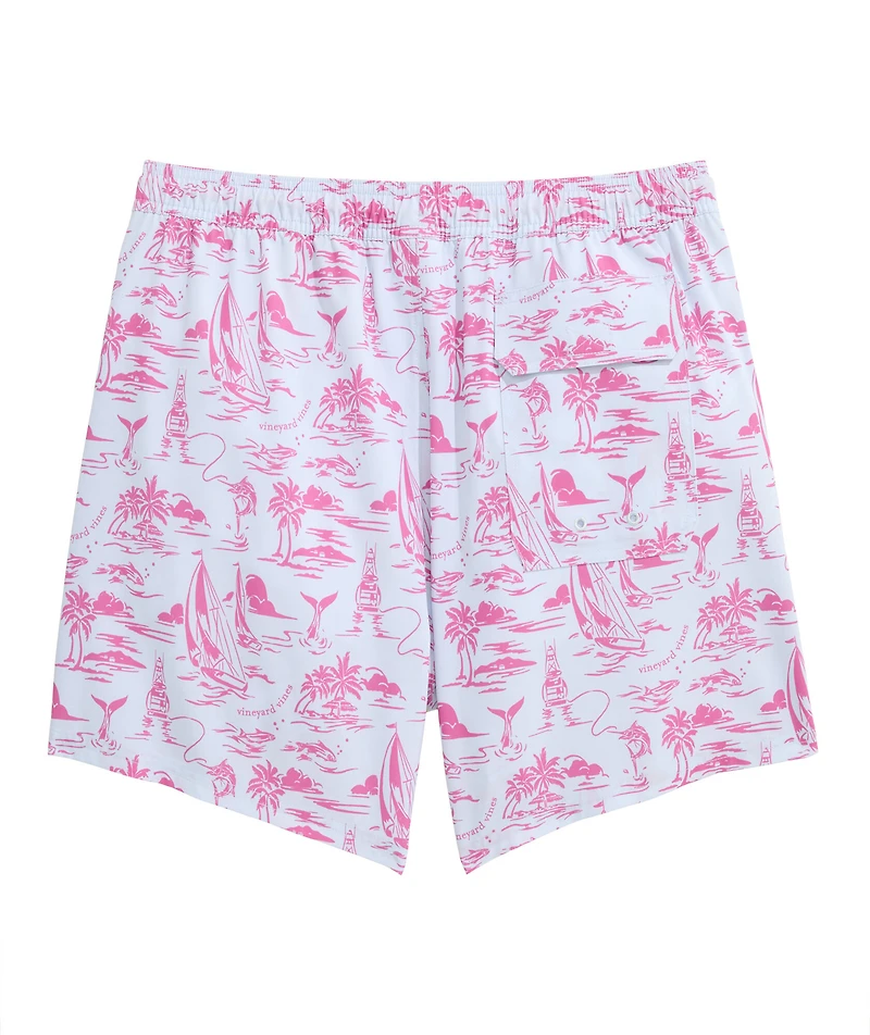 OUTLET 5 Inch Island Bungalow Chappy Trunks