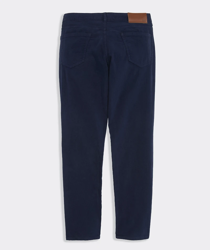 Brushed Cotton 5-Pocket Pants