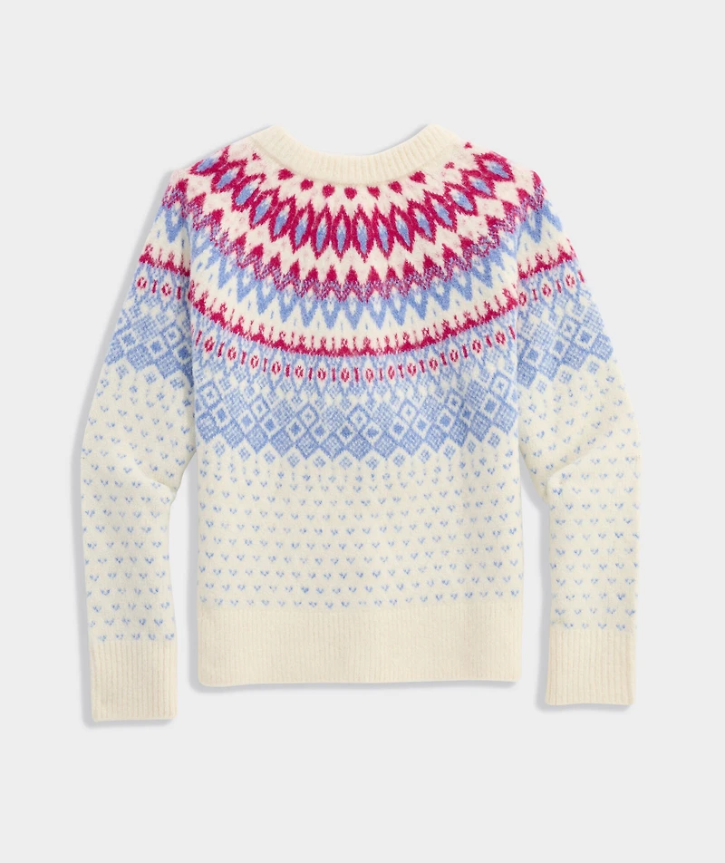 Girls Fair Isle Cardigan