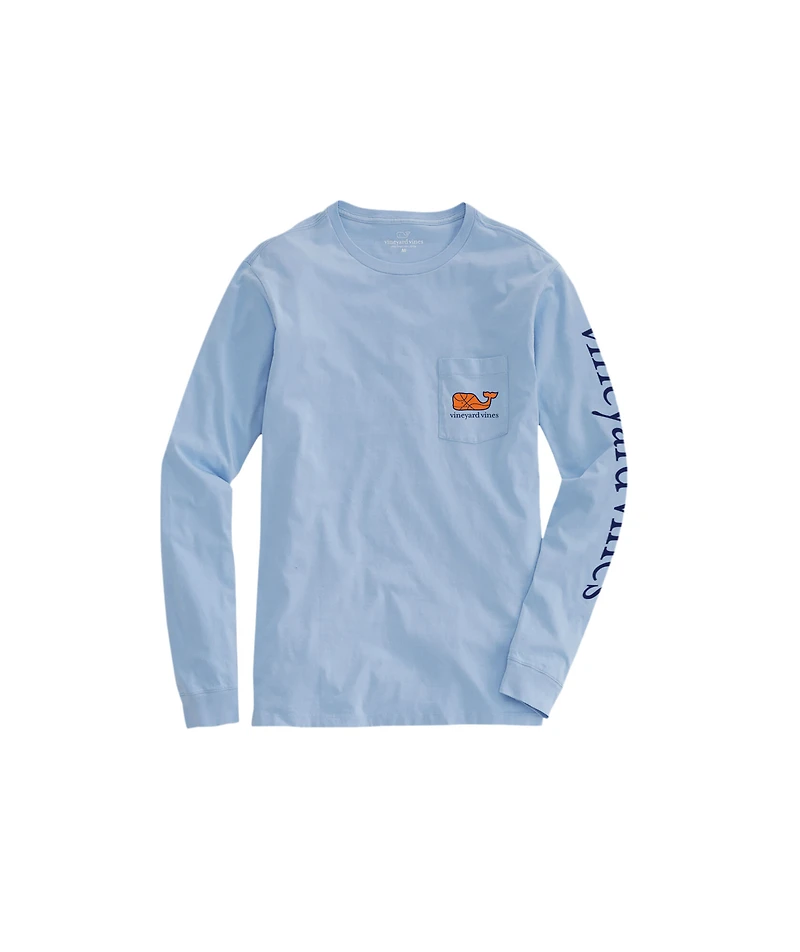 OUTLET Basketball Whale Long-Sleeve Pocket Tee