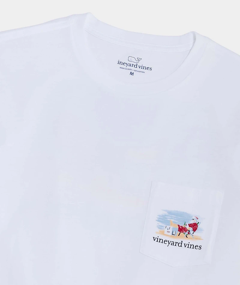 OUTLET Santa's Vacation Short-Sleeve Pocket Tee