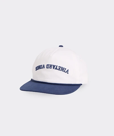 Embroidered Upside Down Logo 5-Panel Hat