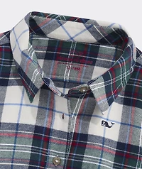 Baby Long-Sleeve Tartan Body Suit