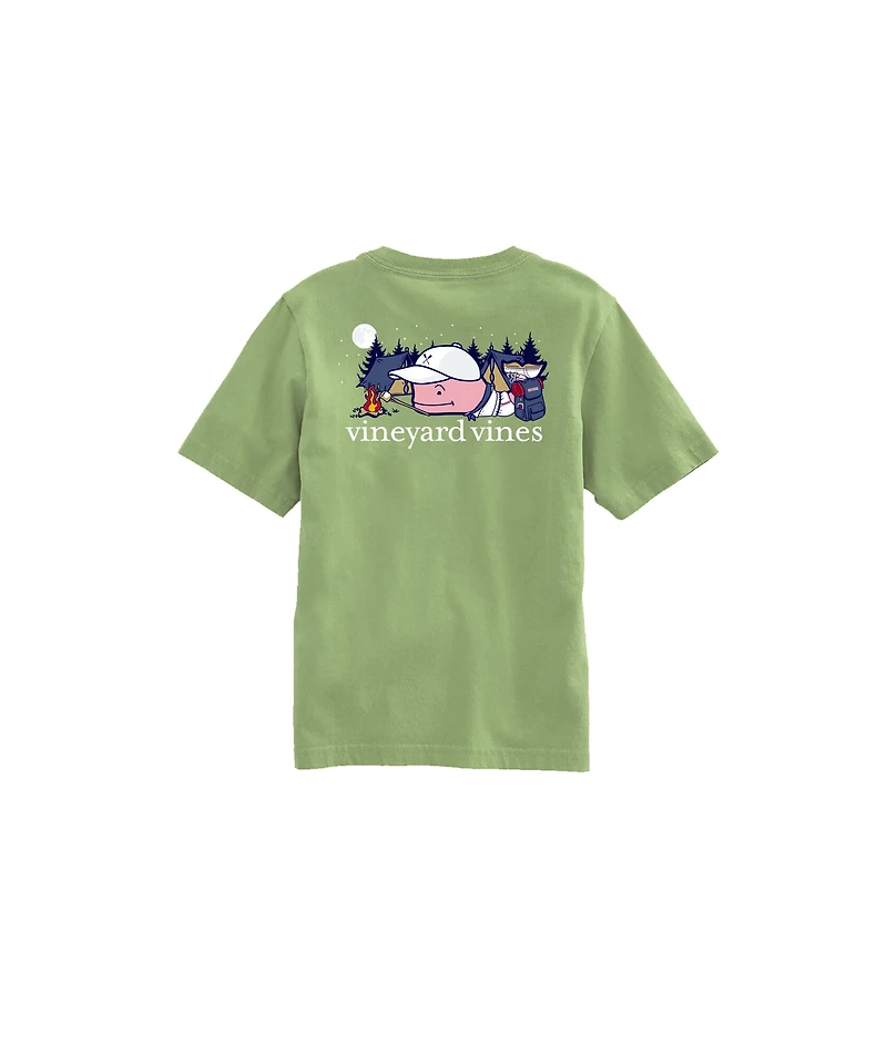 OUTLET Kids' Summer Camp Whale Short-Sleeve Pocket Tee