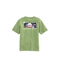 OUTLET Kids' Summer Camp Whale Short-Sleeve Pocket Tee