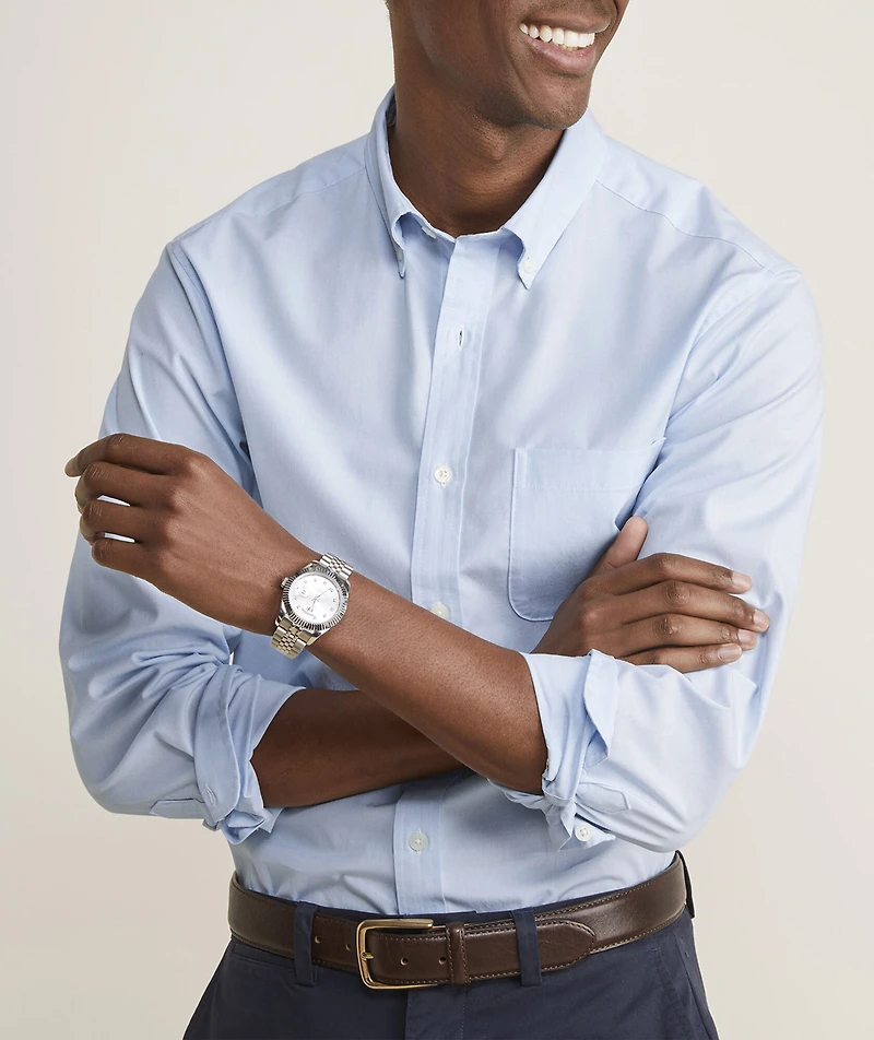 Stretch Cotton Solid Shirt