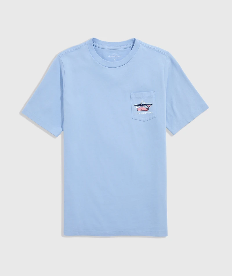 Boys' Head Of The Charles® Rower Whale Short-Sleeve Pocket Tee