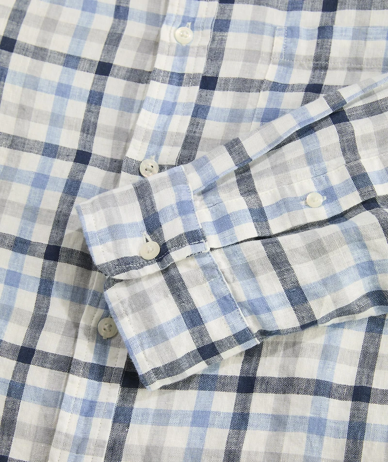 Windward Tattersall Linen Shirt