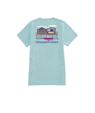 OUTLET Women's Dockside Lobster Shack Short-Sleeve Pocket Tee