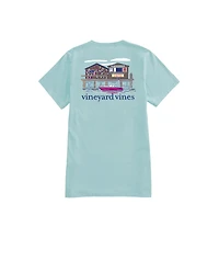 OUTLET Women's Dockside Lobster Shack Short-Sleeve Pocket Tee