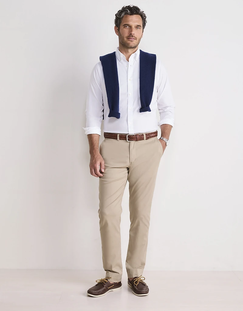 Breakwater Solid Performance Cotton Slim Fit Shirt
