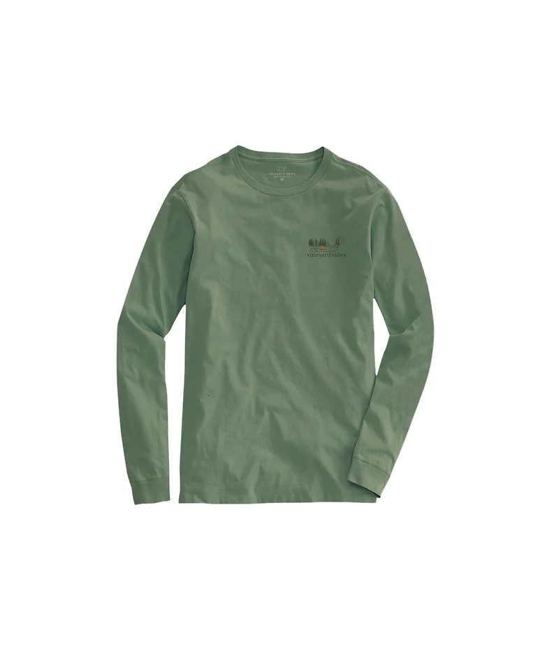 OUTLET Autumn Camping Whale Long-Sleeve Tee