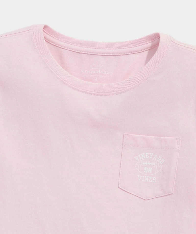 Girls' VV 98 Football Long-Sleeve Pocket Tee