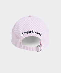 Girls Harbor Seersucker Baseball Hat