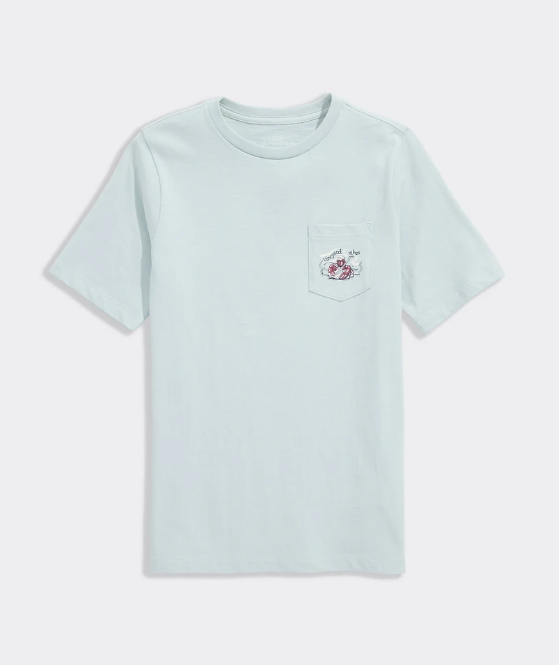 Boys' Yacht Rock Lobster Short-Sleeve Pocket Tee