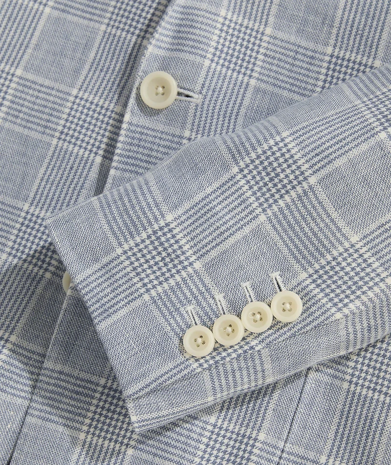 Helmsman Plaid Linen Blazer