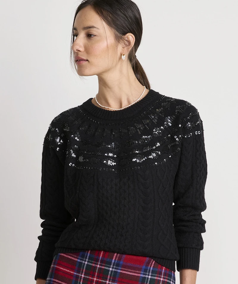 Fair Isle Shine Sweater