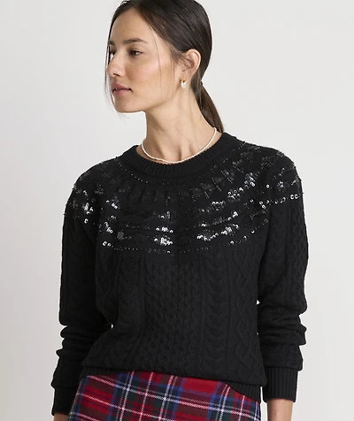 Fair Isle Shine Sweater