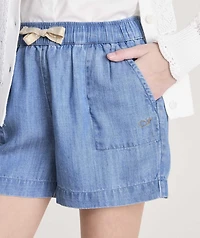 Girls’ Coastline Chambray Shorts
