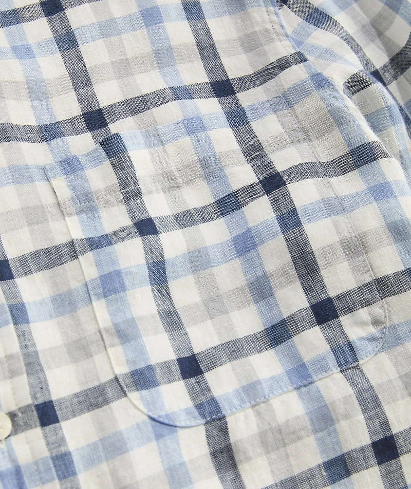 Windward Tattersall Linen Shirt