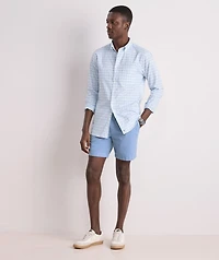 Moorings Tattersall Performance Cotton Shirt