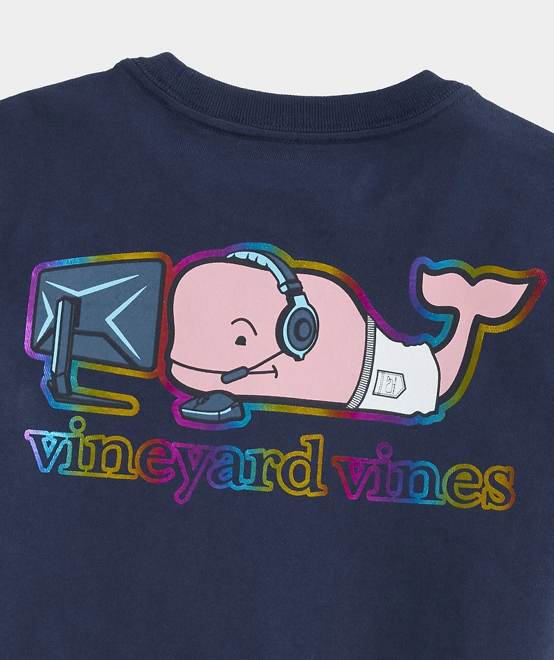 Boys' Gamer Whale Short-Sleeve Pocket Tee
