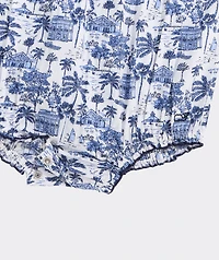 Baby Poplin Ruffle Bubble