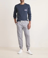 Classic Logo Box Long-Sleeve Pocket Tee