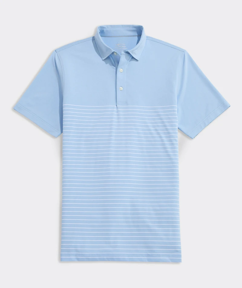 Breton Stripe Palmero Performance Polo