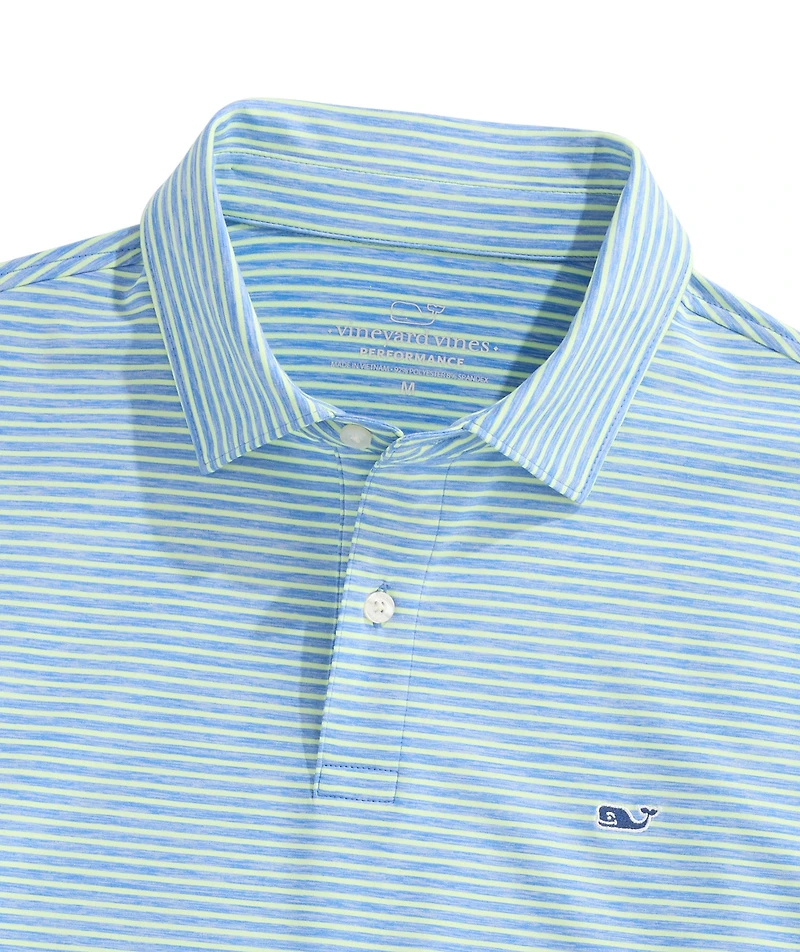 OUTLET Bradley Stripe Performance Polo