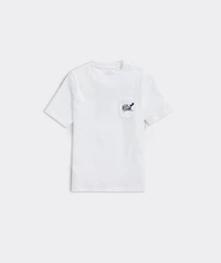 OUTLET Boys' Lacrosse Player Whale Short-Sleeve Pocket Tee
