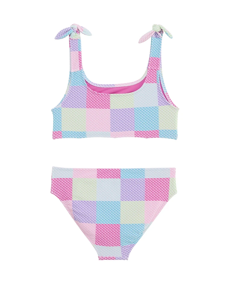 OUTLET Girls' Printed Tie-Shoulder Bikini