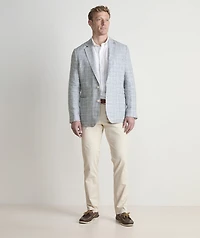 Helmsman Plaid Linen Blazer