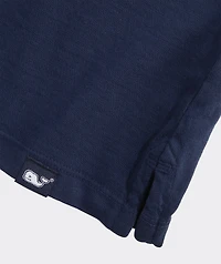 Long-Sleeve Stripe Surf Polo