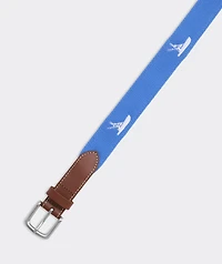 Sportfisher Embroidered Canvas Club Belt
