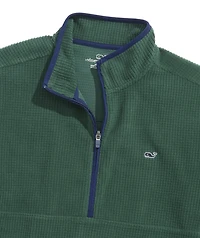 OUTLET Grid Fleece Quarter-Zip