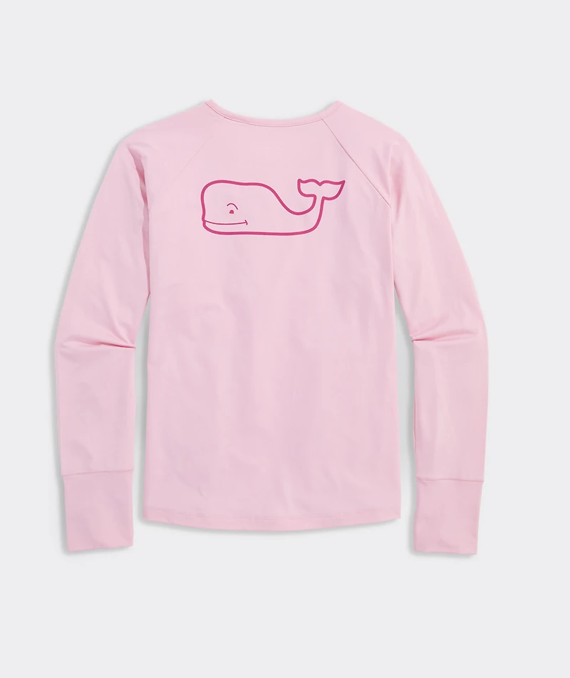 Girls' Whale Harbor Performance Long-Sleeve Tee