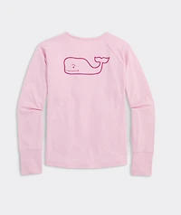 Girls' Whale Harbor Performance Long-Sleeve Tee