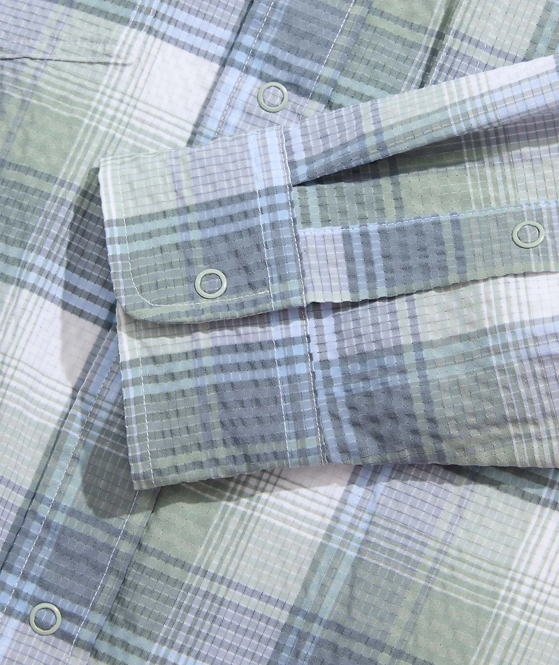 Hyline Plaid Performance Harbor Shirt