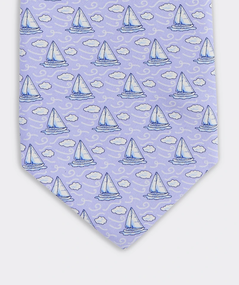 Classic Sailboat Silk Tie