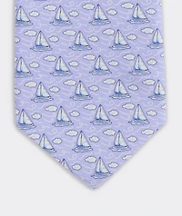 Classic Sailboat Silk Tie