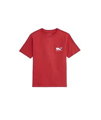 OUTLET Boys' Baseball Whale Short-Sleeve Pocket Tee