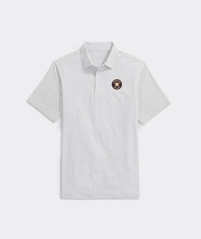 Houston Astros Bradley Stripe Sankaty Polo