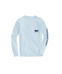 OUTLET Boys' Constellation Whale Long-Sleeve Pocket Tee