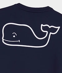 Boys' Whale Outline Short-Sleeve Harbor Sun Performance Tee