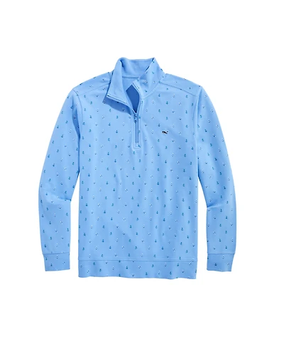 OUTLET Printed Broadfield Quarter-Zip